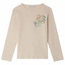 T-shirt Côtelé Tidjiane Coton Bio | Beige chiné