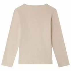 T-shirt Côtelé Tidjiane Coton Bio | Beige chiné