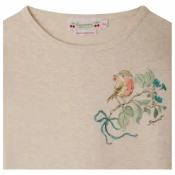 T-shirt Côtelé Tidjiane Coton Bio | Beige chiné
