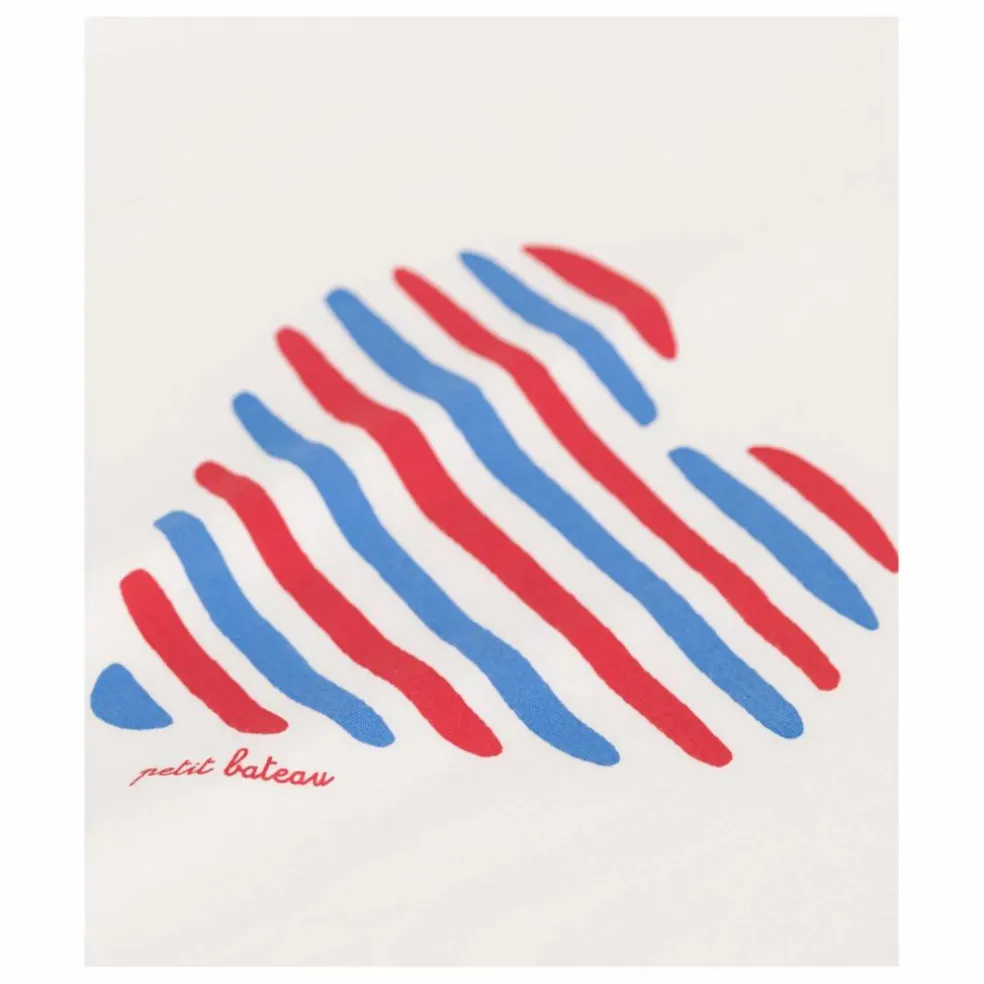T-Shirt Cœur Jersey Léger Bio | Blanc