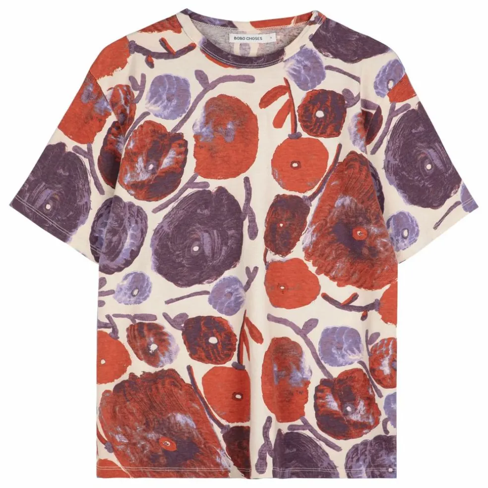 T-shirt Dahlia Coton Bio - Collection Femme | Blanc cassé