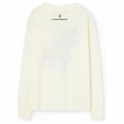 T-shirt Dog Fleurs | Ecru
