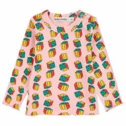 T-shirt Dés Coton Bio | Rose pâle