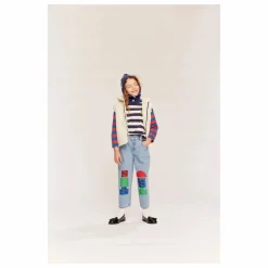 T-shirt Duo Stripe Coton Bio | Bleu