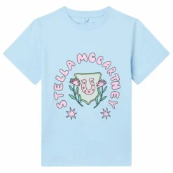 T-Shirt Ecusson | Bleu ciel