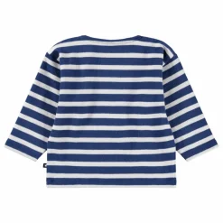 T-shirt Edarko Rayé Coton Bio | Bleu