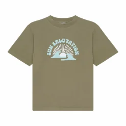 T-Shirt en Coton Bio | Vert kaki clair