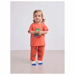 T-Shirt Escargot Coton Bio | Orange sanguine