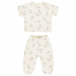 T-shirt et Pantalon Cœurs | Ecru