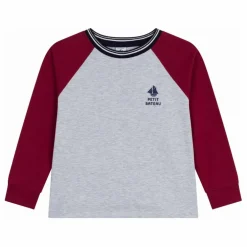 T-shirt Façon Sweat | Gris chiné