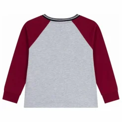 T-shirt Façon Sweat | Gris chiné