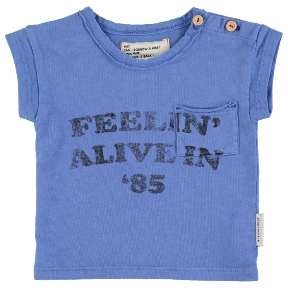 T-shirt Feelin Alive | Bleu