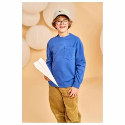 T-shirt Finley Paperplane Coton Bio | Bleu