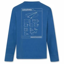 T-shirt Finley Paperplane Coton Bio | Bleu