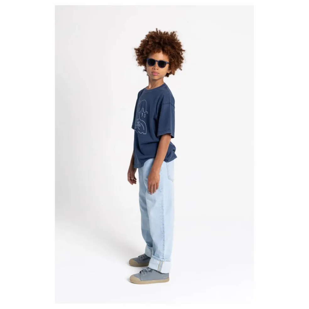 T-shirt Finn Coton Bio | Bleu marine