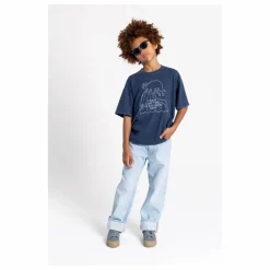 T-shirt Finn Coton Bio | Bleu marine