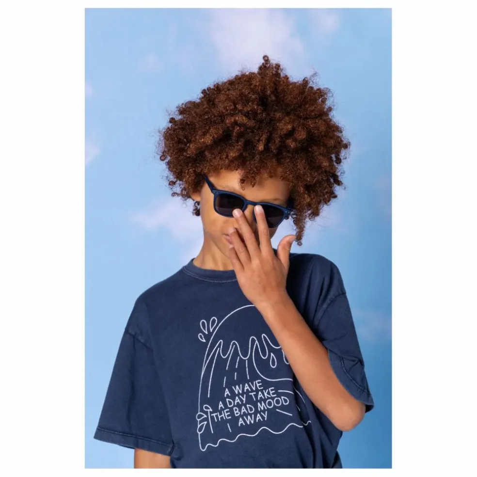 T-shirt Finn Coton Bio | Bleu marine