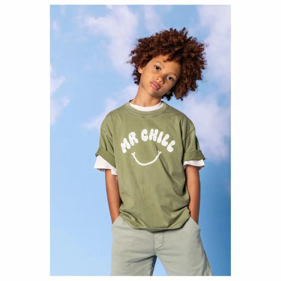 T-shirt Finn Coton Bio | Vert kaki