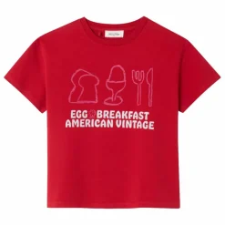 T-shirt Fizvalley Breakfast | Rouge