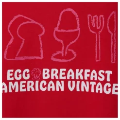 T-shirt Fizvalley Breakfast | Rouge
