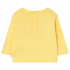 T-shirt Fleur Coton Bio Bébé | Jaune