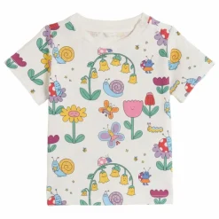 T-shirt Fleuri | Ivoire