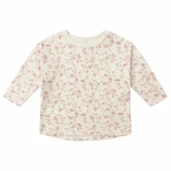 T-shirt Fleuri Coton Bio | Ivoire