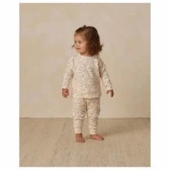 T-shirt Fleuri Coton Bio | Ivoire