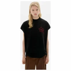 T-shirt Flower Cord Volta Coton Bio | Noir