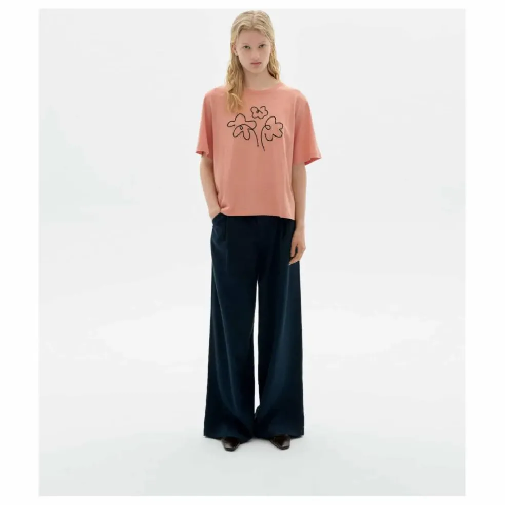 T-shirt Flower Rope Lucia Coton Bio | Rose