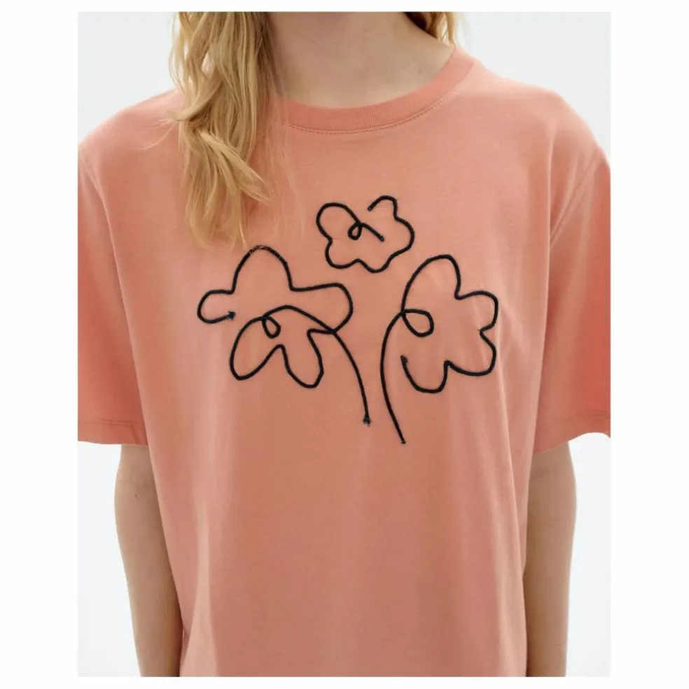T-shirt Flower Rope Lucia Coton Bio | Rose