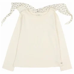 T-shirt Foulard Gaze de Coton Bio | Ivoire