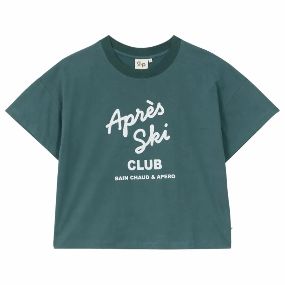 T-shirt Georgia Coton Bio | Vert forêt
