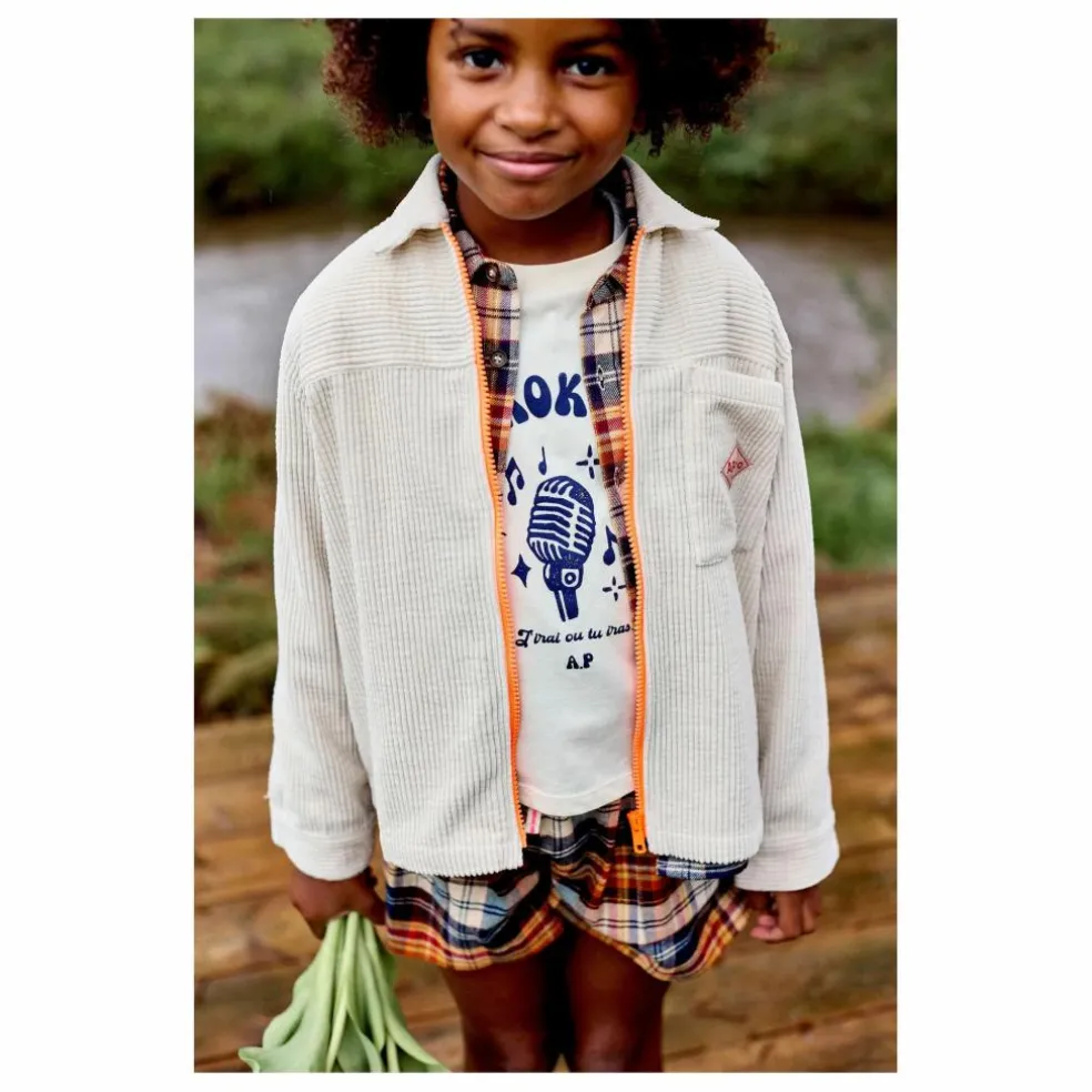 T-shirt Georgine Coton Bio | Ecru