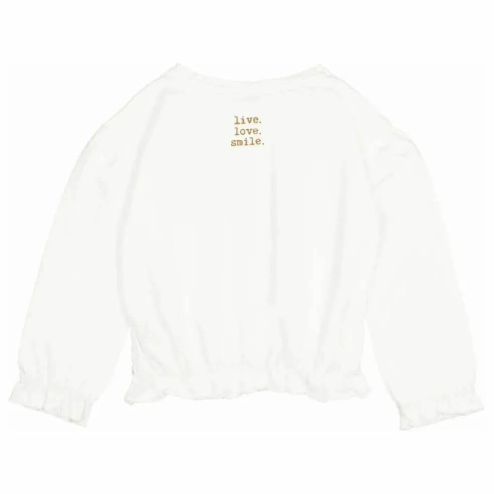 T-shirt Girly Coton Bio | Ecru