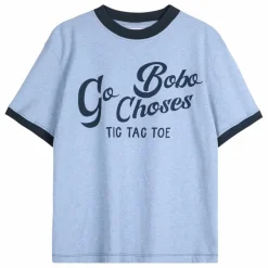 T-shirt Go Bobo Coton Bio - Collection Femme | Bleu Clair