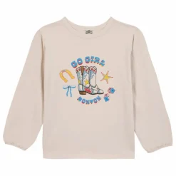 T-shirt Go Girl | Ecru