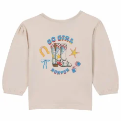 T-shirt Go Girl Mini | Ecru