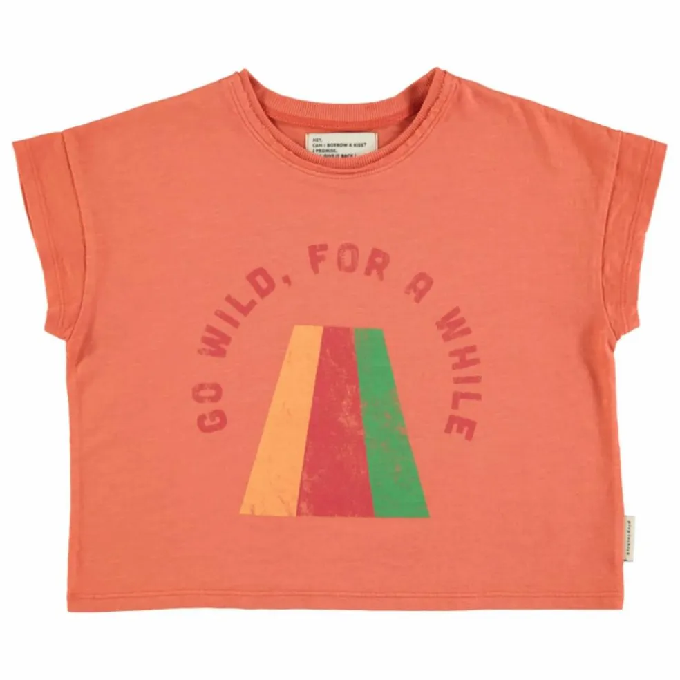 T-Shirt Go Wild Go For A While | Orange sanguine