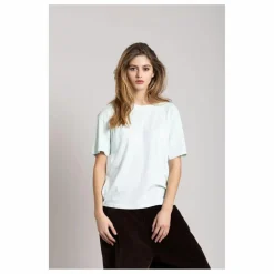 T-shirt Hana Coton Bio | Bleu Glacier