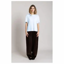 T-shirt Hana Coton Bio | Bleu Glacier