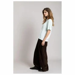 T-shirt Hana Coton Bio | Bleu Glacier