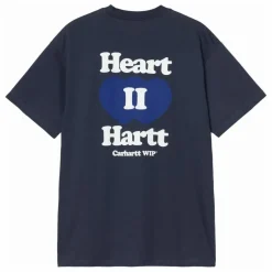 T-shirt Heart II Hartt Coton Bio | Bleu foncé