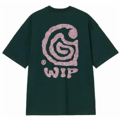 T-shirt Helix Coton Bio | Vert foncé