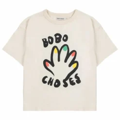 T-shirt High Five Coton Bio | Ecru