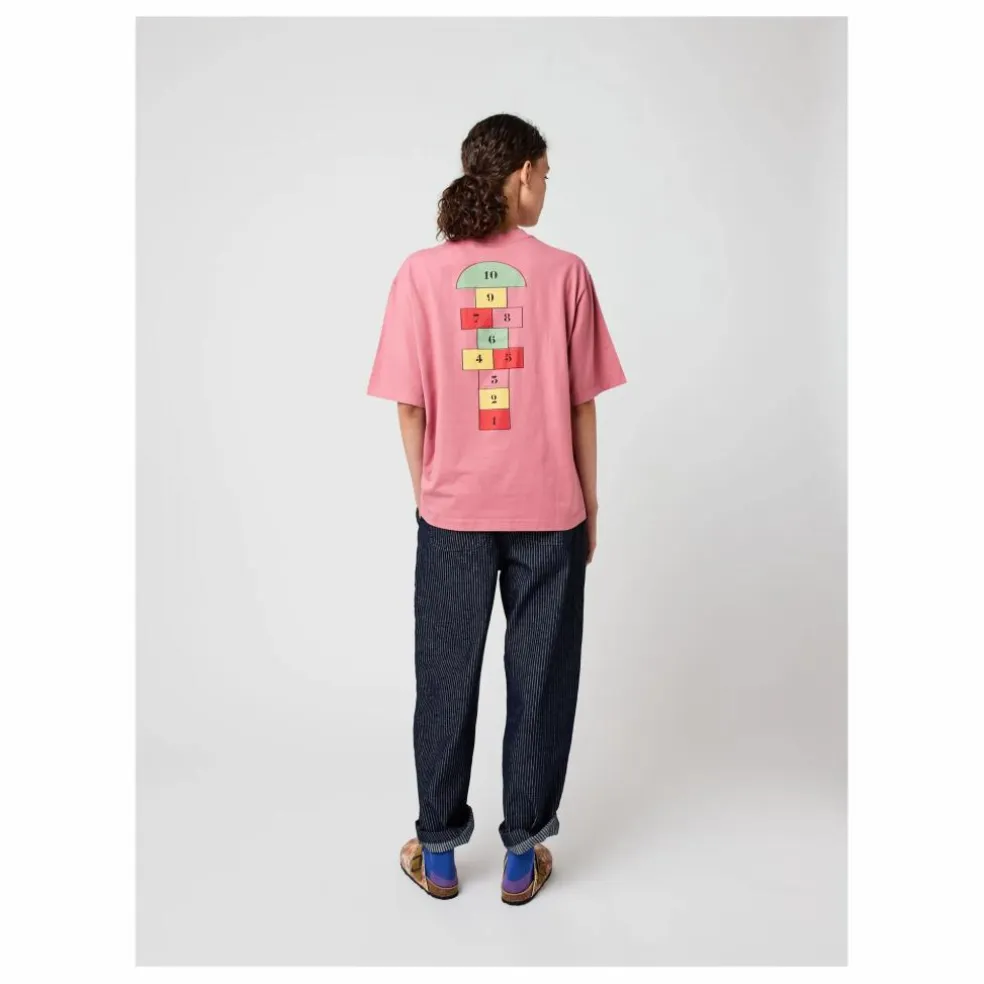 T-shirt Hopscotch Coton Bio - Collection Femme | Rose