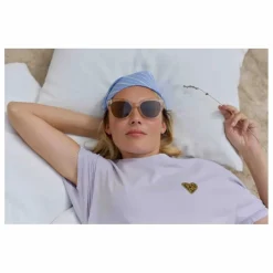 T-shirt Jil Coeur Coton Bio - Collection Femme | Lilas