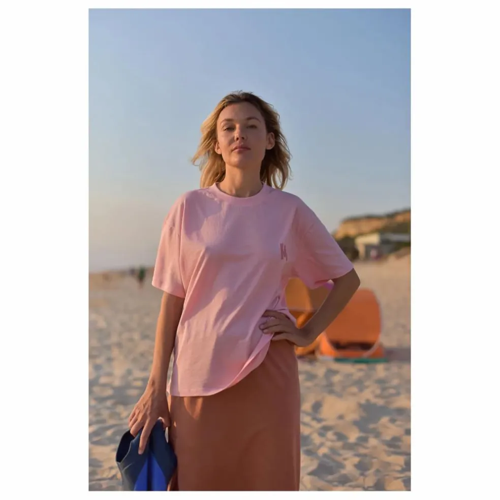 T-shirt Jil M Coton Bio - Collection Femme | Rose