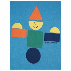 T-shirt Jouet en Bois Coton Bio | Bleu