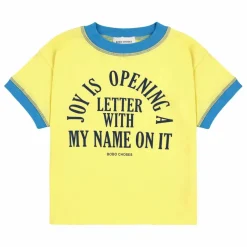 T-Shirt Joy Coton Bio | Jaune